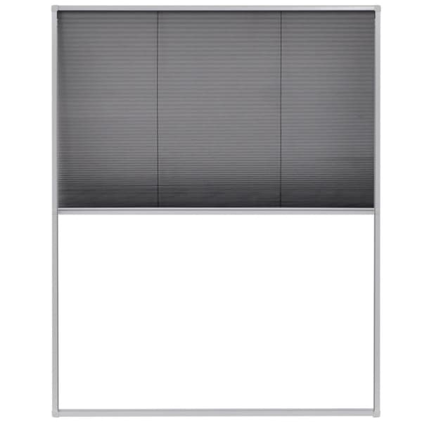 vidaXL Laskostettu hyönteisverkko ikkunaan 80x100 cm Alumiini -  Hyönteissuojat