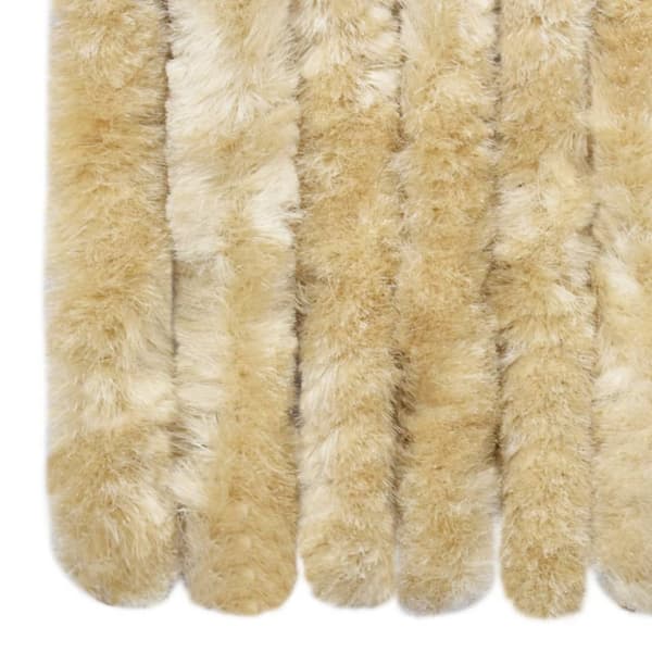 vidaXL Insektsdraperi beige 90x200 cm chenille - Myggnät för fönster