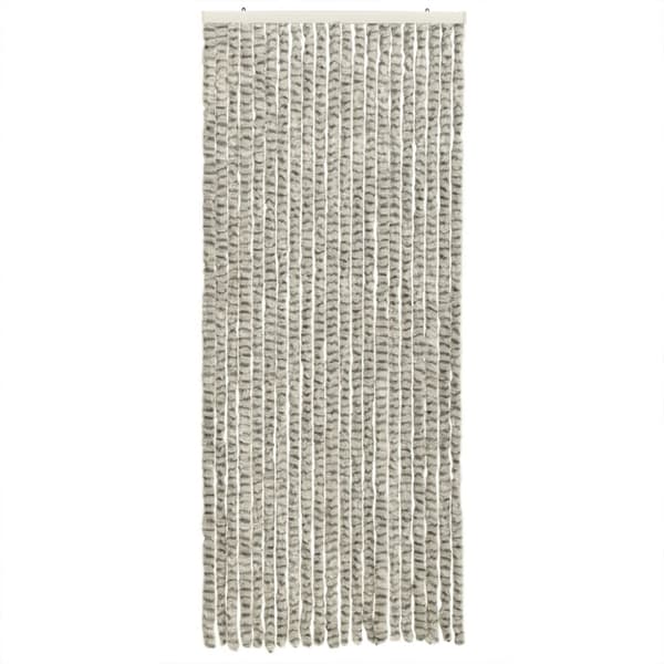 vidaXL Hyönteisverho vaalean- ja tummanharmaa 100x230 cm chenille -  Hyönteissuojat