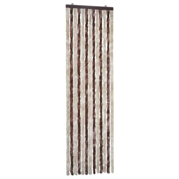 The Living Store Hyönteisverho beige ja vaaleanruskea 56x185 cm Chenille -  Hyönteissuojat