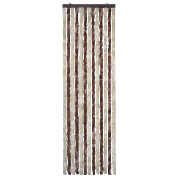 The Living Store Hyönteisverho beige ja vaaleanruskea 56x185 cm Chenille -  Hyönteissuojat