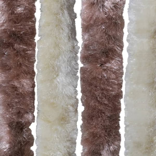 The Living Store Hyönteisverho beige ja vaaleanruskea 56x185 cm Chenille -  Hyönteissuojat