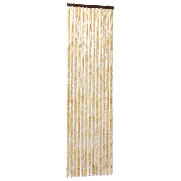 The Living Store Hyönteisverho beige 56x185 cm Chenille -  Hyönteissuojat