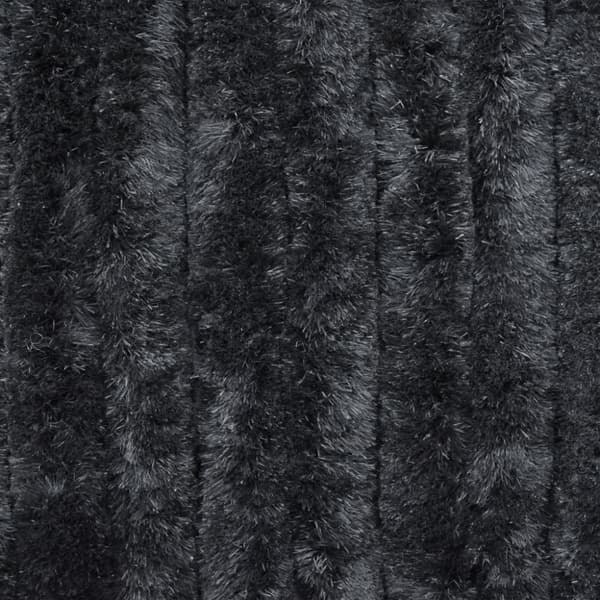 The Living Store Insektsdraperi antracit 56x185 cm chenille -  Myggnät för fönster