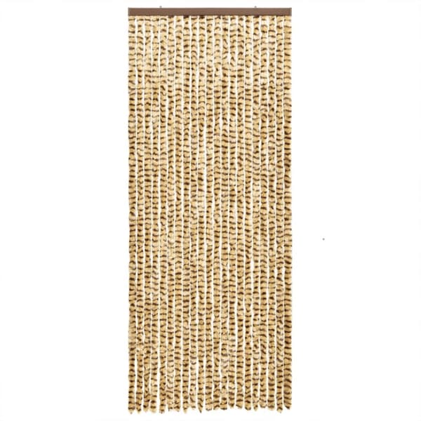 The Living Store Hyönteisverho beige ja ruskea 100x230 cm chenille -  Hyönteissuojat