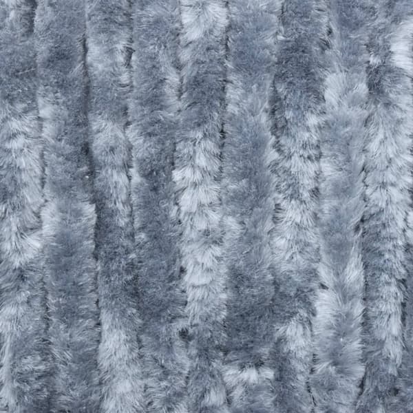 The Living Store Insektsdraperi silver 120x220 cm chenille -  Myggnät för fönster