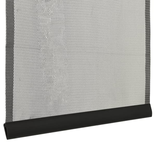 The Living Store Insektsnät för dörr svart 100x220 cm polyester -  Myggnät för fönster
