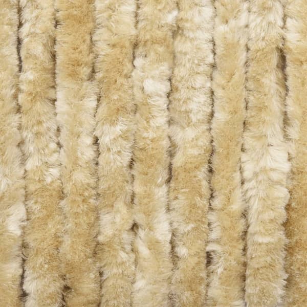 The Living Store Insektsgardin beige 100x200 cm chenille - Myggnät för fönster