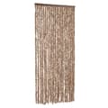 Pikkukuva 3 / 8: The Living Store Hyönteisverho beige ja tummanruskea 100x230 cm chenille -  Hyönteissuojat