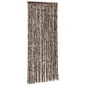 Pikkukuva 3 / 7: The Living Store Hyönteisverho ruskea ja valkoinen 100x200 cm chenille -  Hyönteissuojat