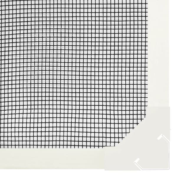 Myggnät för fönster - Living Magnetiskt insektsnät för fönster vit 120x140 cm
