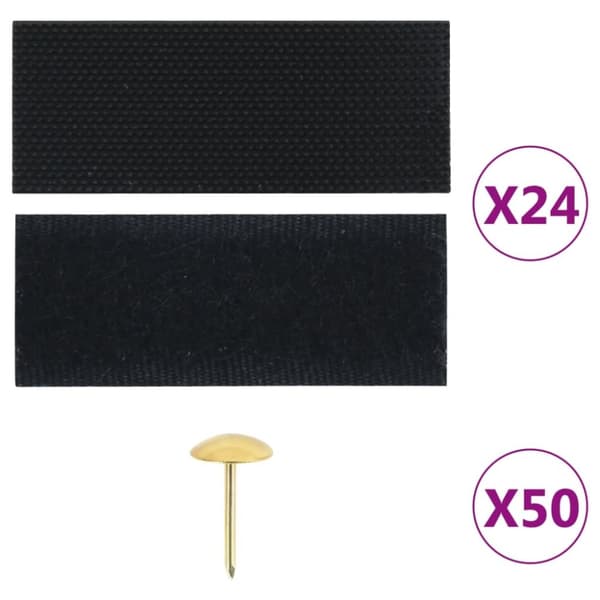Netskærme til vinduer - Living insektnet til dør 2 stk. med magneter 220x100 cm sort