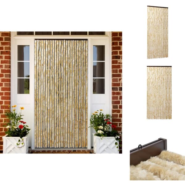 Netskærme til vinduer - Living insektgardin 100 x 220 cm beige