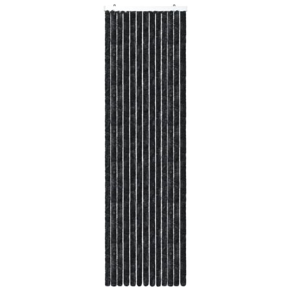 Myggnät för fönster - Living Insektsdraperi antracit 90x200 cm chenille