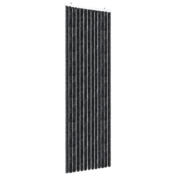 Myggnät för fönster - Living Insektsdraperi antracit 90x200 cm chenille
