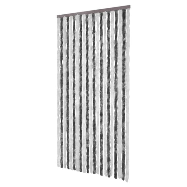 Hyönteissuojat - Living Hyönteisverho harmaa ja valkoinen 100x220 cm Chenille