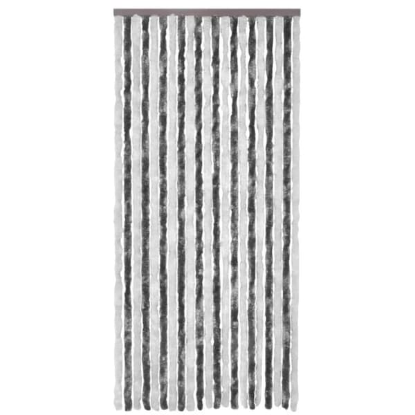 Hyönteissuojat - Living Hyönteisverho harmaa ja valkoinen 100x220 cm Chenille