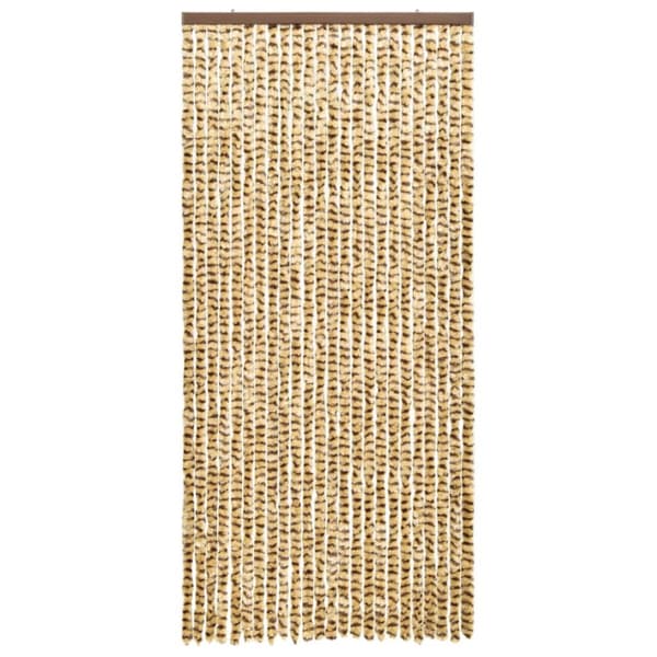 Hyönteissuojat - Living Hyönteisverho beige ja ruskea 100x220 cm Chenille