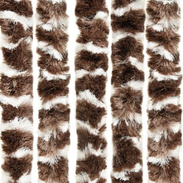 Hyönteissuojat - Living Hyönteisverho ruskea ja valkoinen 90x220 cm Chenille