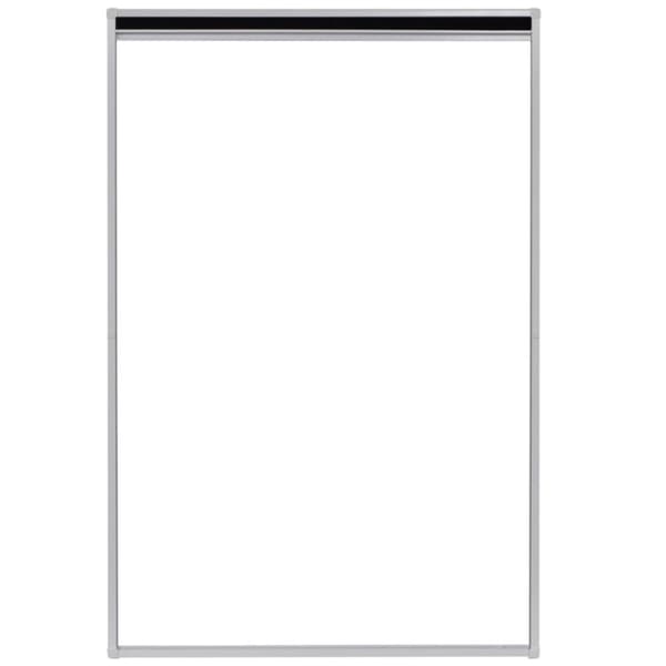 Myggnät för fönster - Living Plisserat insektsnät för fönster 80x120 cm aluminium