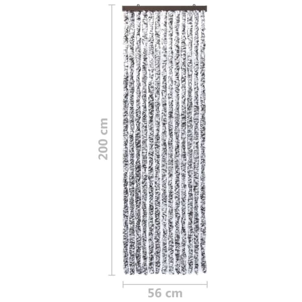 Hyönteissuojat - Living Hyönteisverho ruskea ja beige 56x200 cm Chenille
