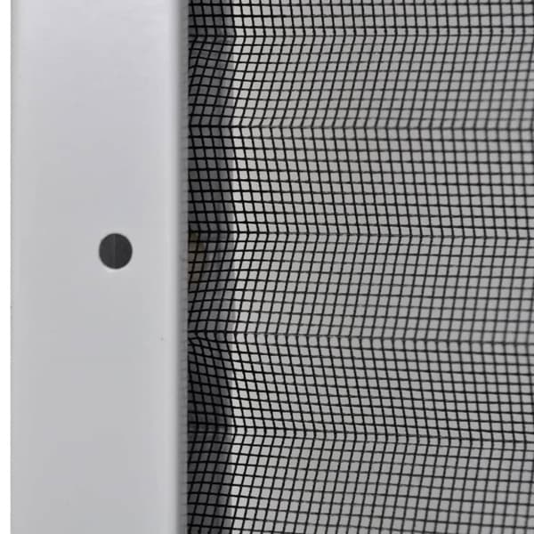 Plisseret insektnet til vinduer aluminium 60 x 80 cm med afskygning - Vinduesnet - Vinduesskærm - Home & Living