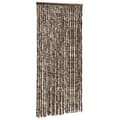 Pikkukuva 4 / 6: Hyönteisverho ruskea ja valkoinen 100x220 cm Chenille - Hyönteisverho - Hyönteisverhot - Home & Living