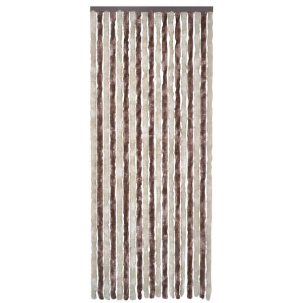 Hyönteisverho beige ja vaaleanruskea 90x220 cm Chenille -  - Home & Living