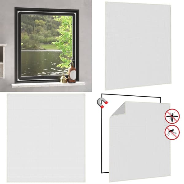 Magnetiskt insektsnät för fönster vit 130x150 cm - Insektsnät - Insektsskärm - Home & Living