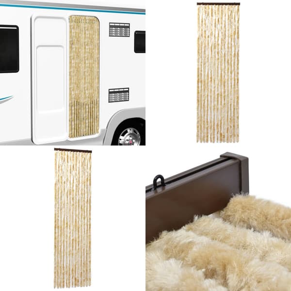 Insektgardin 90x200 cm chenille beige - Insektgardin - Insektgardiner - Home & Living