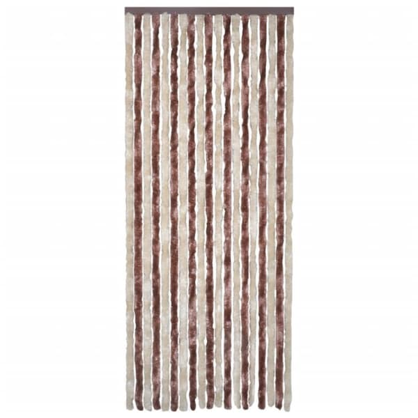 Insektsdraperi beige och ljusbrun 56x200 cm chenille - Insektsdraperier - Insektsdraperi - Home & Living