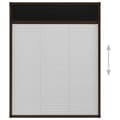 Pikkukuva 5 / 7: Laskostettu hyönteisverkko ikkunaan 60x80 cm alumiini ruskea
