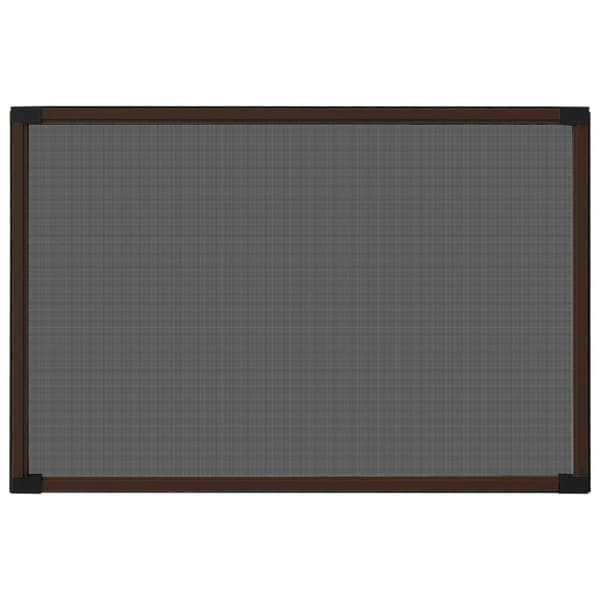 Jatkettava hyönteisverkko ikkunaan ruskea (100-193)x75 cm