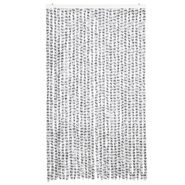 vidaXL Hyönteisverho vaalean- ja tummanharmaa 118x220 cm chenille