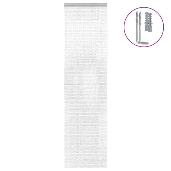 vidaXL insektskærm til dør 56x202 cm aluminium