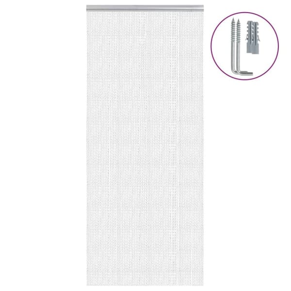 vidaXL insektskærm til dør 90x200 cm aluminium