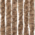Miniatyrbillede 5 af 7: vidaXL flueforhæng 56x200 cm chenille beige og mørkebrun