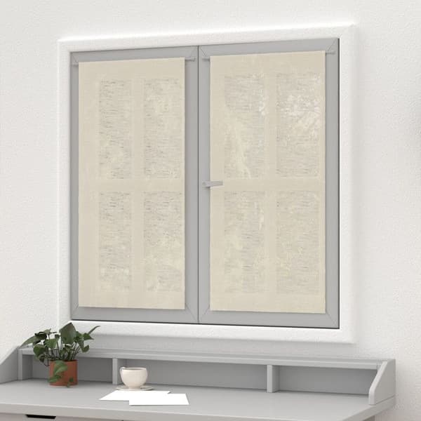 Par naturliga LINNE 45x90 cm linnegardiner, av Soleil d'Ocre