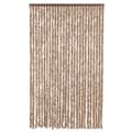 Miniatyrbild 3 av 7: Insektsgardin beige och mörkbrun 118x220 cm chenille