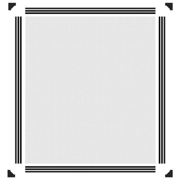 Magnetiskt insektsnät för fönster antracit 130x150 cm
