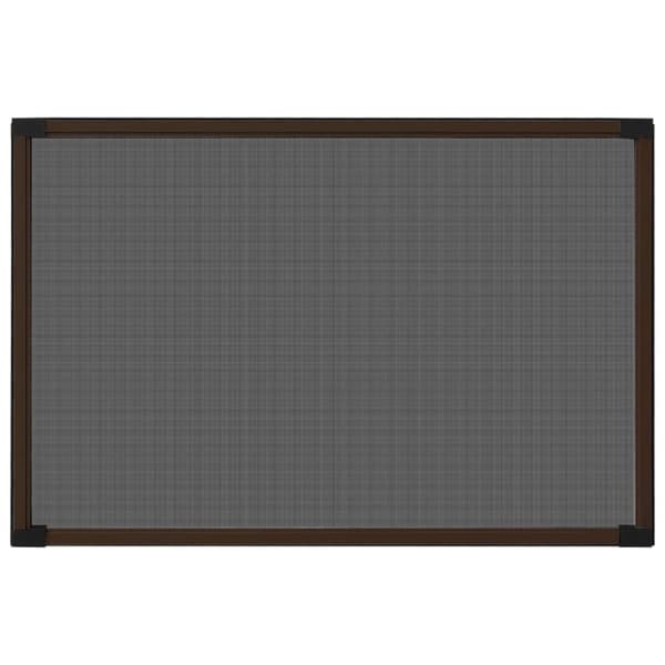 Jatkettava hyönteisverkko ikkunaan ruskea (75-143)x50 cm