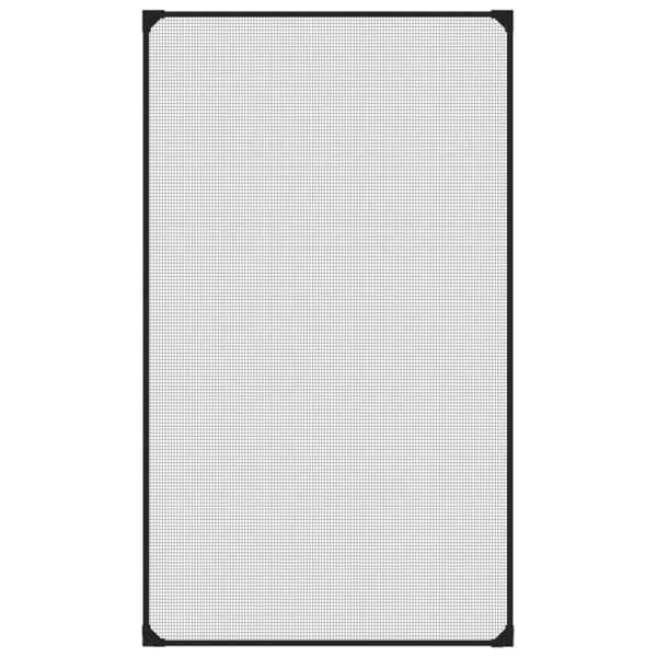Magnetiskt insektsnät för fönster antracit 80x140 cm