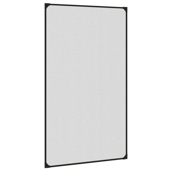 Magnetiskt insektsnät för fönster antracit 80x140 cm