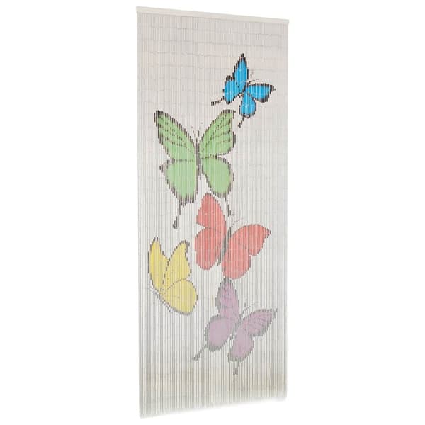 Dörrdraperi i bambu 90x200 cm