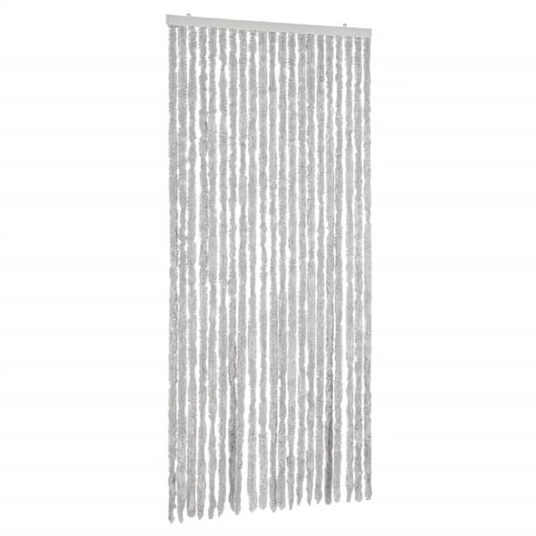 Insektsgardin grå 90x200 cm chenille