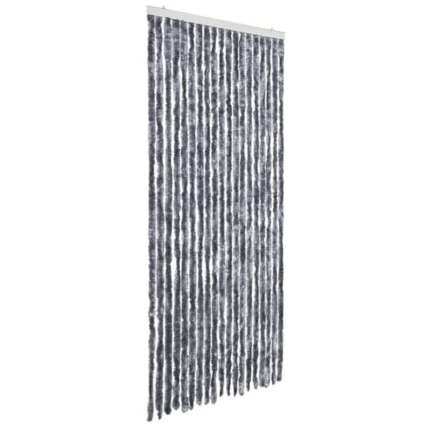 Insektsdraperi silver 56x185 cm chenille