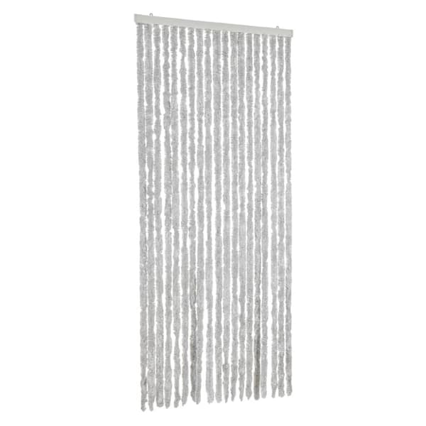 Insektsgardin grå 56x185 cm chenille