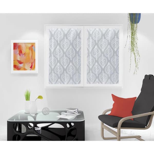 SOLEIL D'OCRE Par brise bise Maud - 60x120 cm - Vit och grå