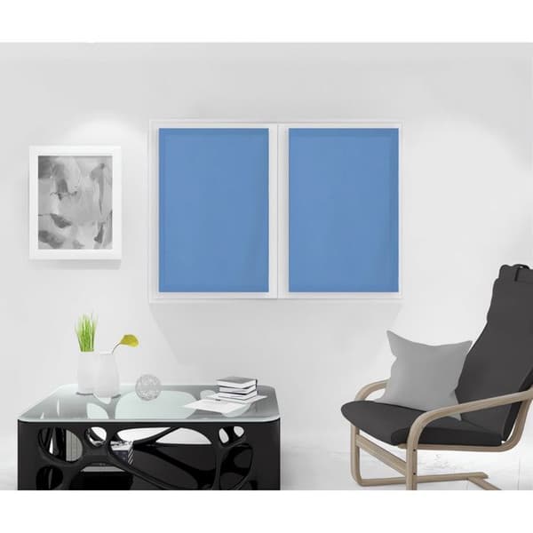 Ett par 60x90 cm DOLLY blå vindrutor