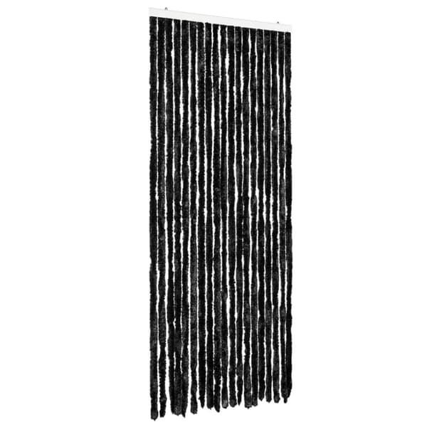 Insektsdraperi antracit 56x185 cm chenille
